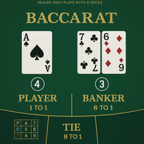 BlazeSpins - Baccarat Table Game - Online Casino